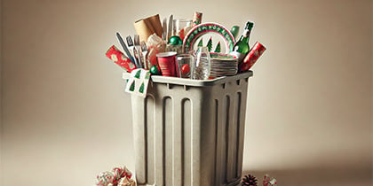 Zero Waste Officer Milan: Afval kerstborrel